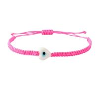 Sweeaau Vibranting Braided Rope Anklet Or Wristband Decorative Eye Accent Unisex Handmade Jewelry Gift Ideas Handwoven Cord