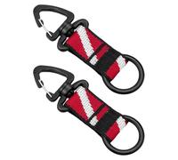 Sweeaau Webbing Band Strap Octopuses Mouthpiece Keeper Regulator With Clip Scubas Octopuses Mouthpiece Holder Scubas Retainer Diving Keeper