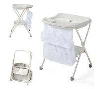 Sweeby - Portable Baby Changing Mat, Foldable Baby Changing Mat, Baby Changing Mat, Diaper Changing Mat, Waterproof Mobile Nursery for Newborns, Cream