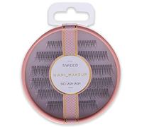 Sweed Nikki No Lash-Lash Black Cluster False Lashes - Lightweight and Long Lasting - Synthetic Fibres in 4 Varying Lengths