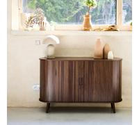 Sweeek - 120Cm Scandi-Style Sideboard With 2 Sliding Doors Legacy 120X40X75 Cm