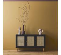 Sweeek - 120Cm Sideboard Cabinet With Wooden Effect Black 120X39X70 Cm - Boheme