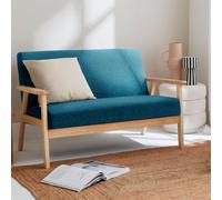 Sweeek - 2-Seater Scandi-Style Loveseat Sofa Isak 114X69.5X73 Cm