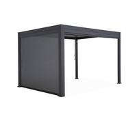 sweeek 3m Aluminium Privacy Screen For Triomphe in Grey swe rey