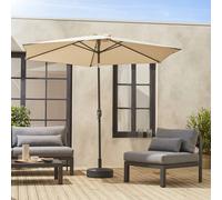 Sweeek - 3M Round Centre Pole Parasol Touquet Sand