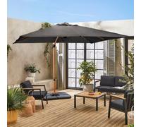 Sweeek - 3X3M Square Cantilever Parasol Falgos Grey With Cover Included
