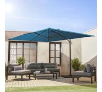 sweeek 3x4m Rectangular Cantilever Parasol in Duck Egg Blue sweeek Duck Egg Blue