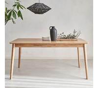 Sweeek - 6 To 8-Seater Extendable Rectangular Dining Table Lina Natural 210X90X75 Cm