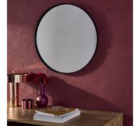 sweeek 60cm round metal mirror in Black | Size: 60 cm swe lack 60 cm