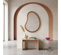 65Cm Wooden Mirror Walnut - Sweeek
