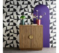 Sweeek - 80Cm Exotic 2-Door Sideboard 80X40X85 Cm - Celian