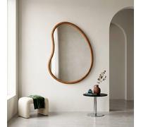 sweeek 95cm wooden mirror in Dark Brown | Size: 100 cm sweeek Dark Brown 100 cm