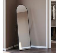 Swe luminium Floor Mirror Justin Black 80X2.8X200Cm