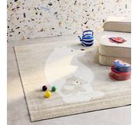 swe eige Rug Teddy Bear Print in Cream | Size: 120 cm x 170 cm swe ream 120 cm x 170 cm