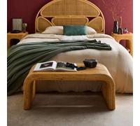 swe ench, end of bed in natural rattan, 100cm in Beige swe eige