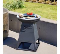 swe razier barbecue Ø59cm with storage space in Black swe lack
