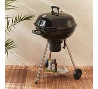 swe harcoal Kettle Barbecue in Black swe lack