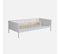 Swe hildren's Bed 90 X 190 Cm In Natural Pine With Slatted Base Included White - Elio