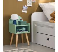 Swe hildren's Bedside Table Nephos Green 30X28X55.6 Cm
