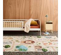 swe hildren's indoor rug white with animal print | Size: 160 cm x 230 cm sweeek White 160 cm x 230 cm