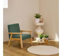 swe hildren's scandi-style armchair, corduroy & rubberwood in Khaki sweeek Khaki