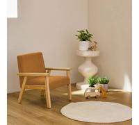 swe hildren's scandi-style armchair, corduroy & rubberwood in Mustard sweeek Mustard