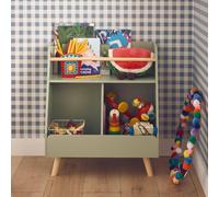 Swe hildren's Storage Unit With 2 Compartments Tobias Green 61.5X35X69.5 Cm