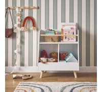 Swe hildren's Storage Unit With 2 Compartments Tobias White 61.5X35X69.5 Cm
