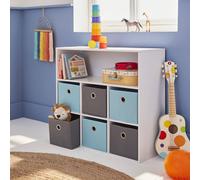 Swe hildren's Storage Unit With 6 Baskets Camille Blue 76.2X29.5X70 Cm