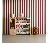 swe hildren's storage unit with 9 storage boxes, 4 shelves, 1 door in Beige swe eige