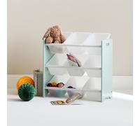 Swe hildren's Toy Storage Unit With 9 Baskets Tobias Celadon Green 64X29.5X60 Cm