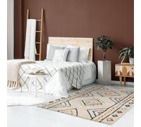 swe ream, blue & orange Berber pattern interior rug | Size: 160 cm x 230 cm sweeek Multicolor 160 cm x 230 cm