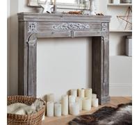 Swe ecorative Fireplace Surround Romance Limed Grey 104X17X100 Cm