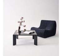 sweeek Exotic Square Solid Wood Coffee Table in Black sweeek Black