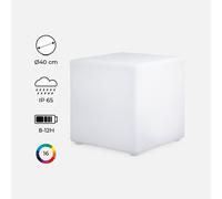 sweeek Hanging LED cube lamp with remote control, 16 colours | Size: 16 inches sweeek Multicolor 16 inches