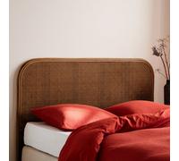 Sweeek - Headboard In Dark Rattan And Cane W 160 X D3 X H110Cm