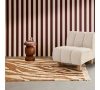 Sweeek - Indoor Cotton Rug Brick Zebra Pattern With Fringes Josh 160X230Cm