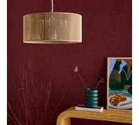 sweeek Indoor hemp pendant light, Ø 40cm in Beige | Size: 15 inches swe eige 15 inches
