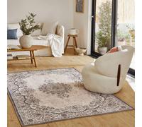 sweeek Indoor rug with baroque pattern, pink, red & blue | Size: 200 cm x 290 cm sweeek Multicolor 200 cm x 290 cm