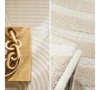 Sweeek - Indoor Rug With Cream Arches Pattern 160 X 230 Cm - Brad