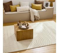 sweeek Indoor rug with cream arches pattern in Beige | Size: 120 cm x 160 cm swe eige 120 cm x 160 cm