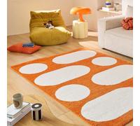 Sweeek - Joyce Orange Indoor Rug Modern Pattern 200 X 280 Cm