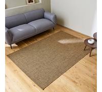 sweeek Jute-effect indoor/outdoor rug in caramel in Brown | Size: 120 cm x 170 cm swe rown 120 cm x 170 cm
