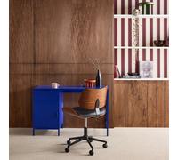 Sweeek - Laminated Steel Children's Desk 1 Drawer Blue 120X50X75 Cm - Soho