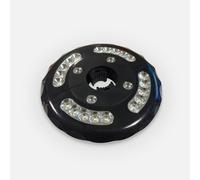 Sweeek - Led Light For Centre Pole And Cantilever Parasols Black 19X19X3 Cm - Led Lamp