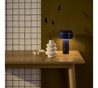 sweeek LED metal table lamp indoor Ø 13cm in Blue | Size: Small swe lue Small