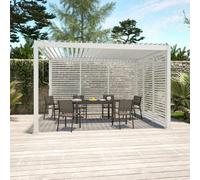 Sweeek - Louver Panel Aluminium 100Cm For Triomphe Pergola White