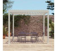 Sweeek - Louvered Pergola Aluminium 3 X 3M V2 Beige - Triomphe
