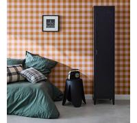 Sweeek - Metal Cabinet/locker With 4 Storage Compartments Industrial-Style Soho Black 38X38X180 Cm