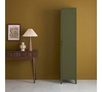 sweeek Metal cabinet/locker with 4 storage compartments, industrial-style in Khaki sweeek Khaki